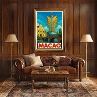 Macao Architectural Marvel Poster