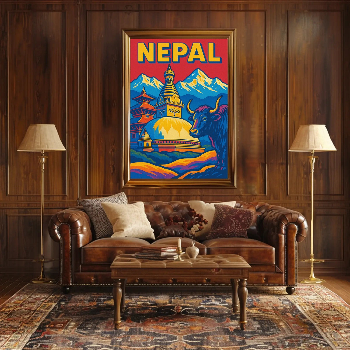Nepal A Vibrant Tapestry Poster