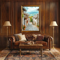 Albania Gjirokaster Historic Stone Streetspng Poster