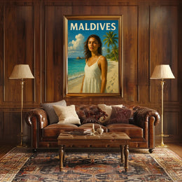 Maldives Paradise Poster