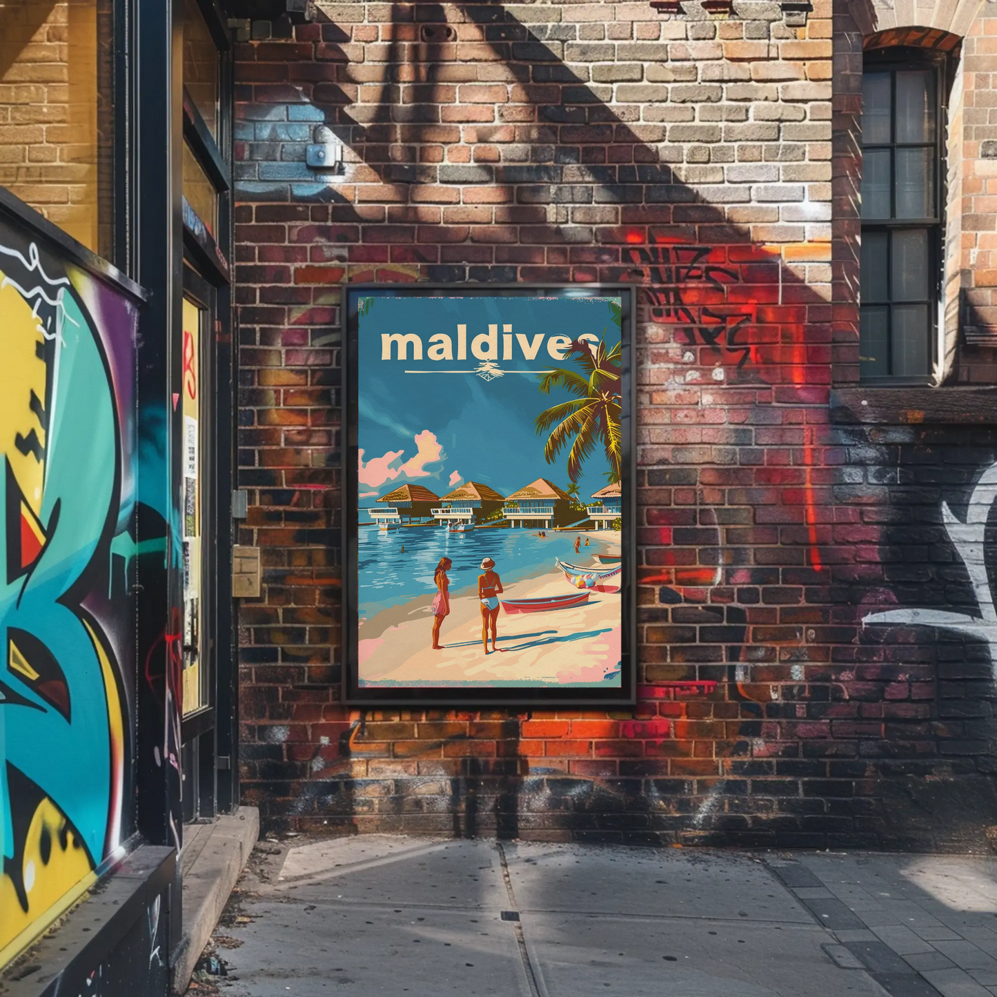 Maldives Tropical Paradise Poster