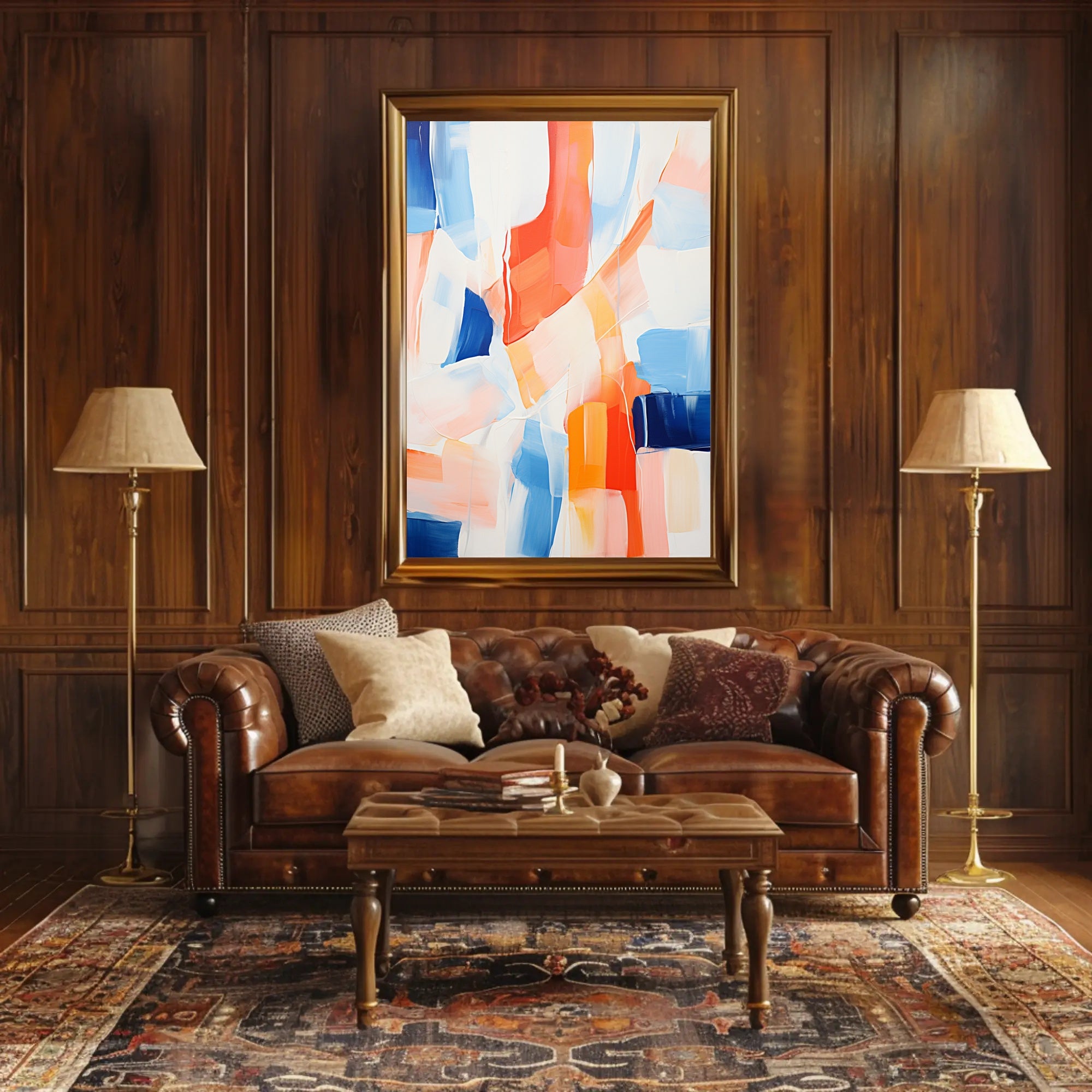 Abstract Color Symphony Abstract Poster