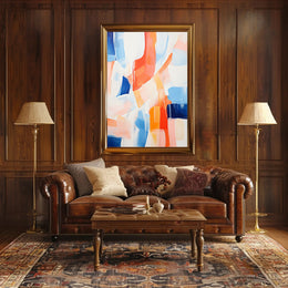 Abstract Color Symphony Abstract Poster