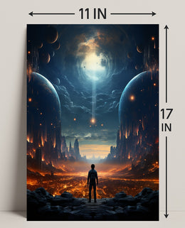 Journey To The Cosmic Abyss Poster