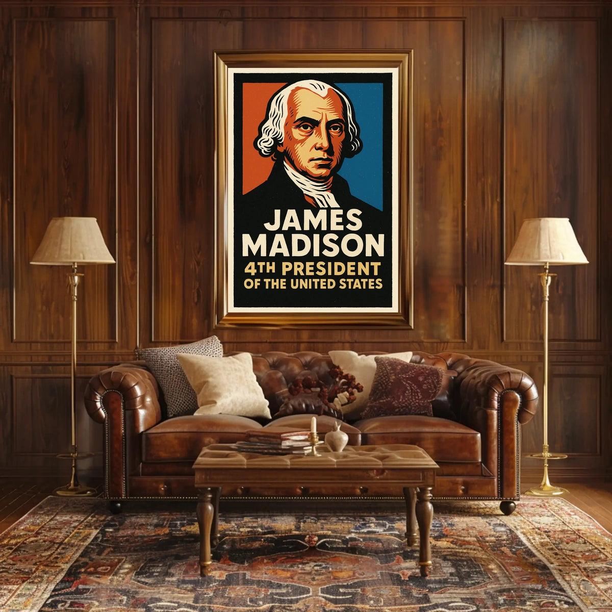 James Madison 4th President Poster