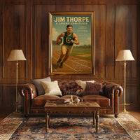 Jim Thorpe Legendary Athlete Poster
