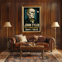 John Tyler 10th President Poster