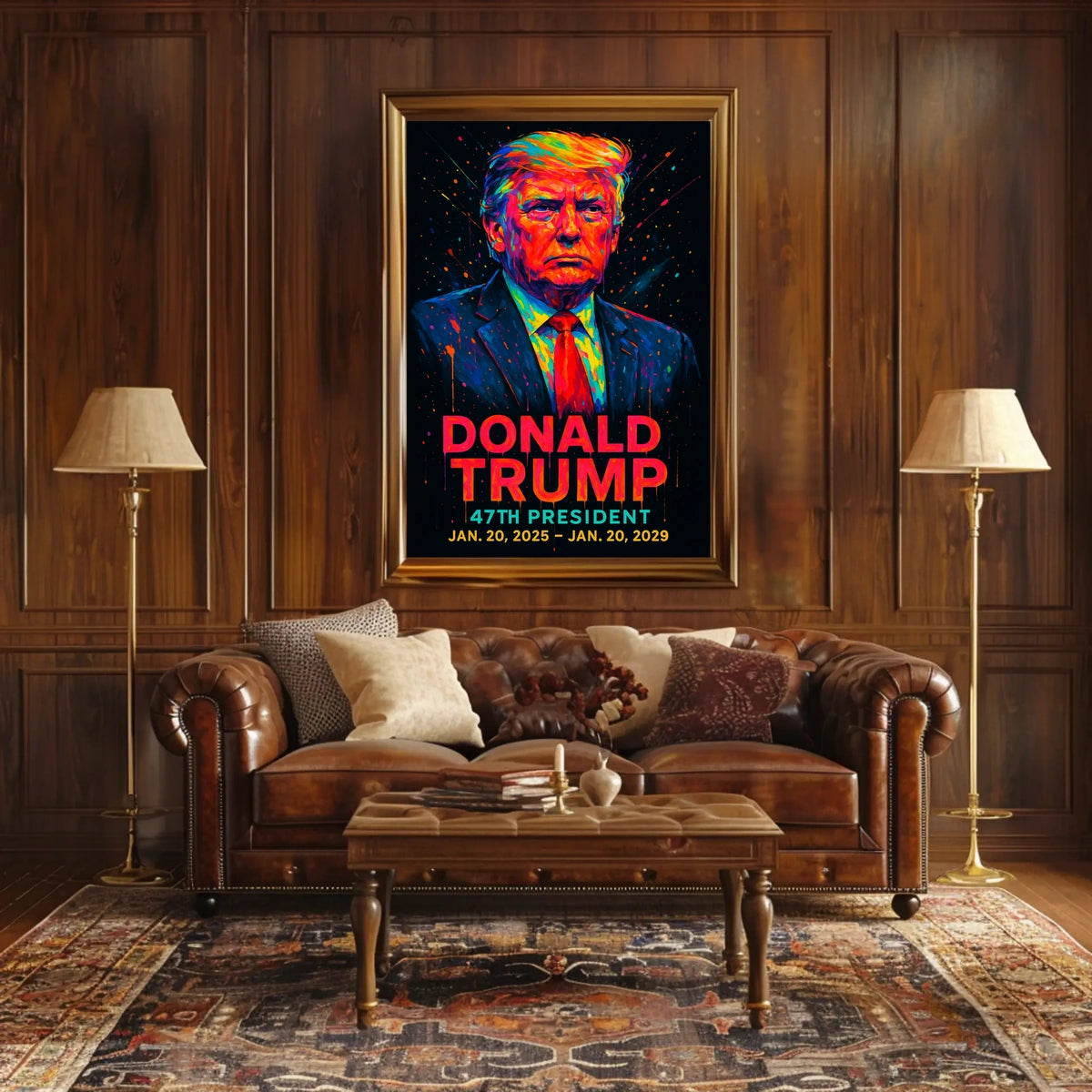 Donald Trump Neon Legacy in Motion Poster