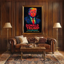 Donald Trump Neon Legacy in Motion Poster