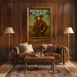 Buffalo Bill Wild West Show Cultural or Heritage Poster