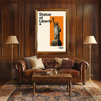 Statue of Liberty Modern Art Cultural Poster