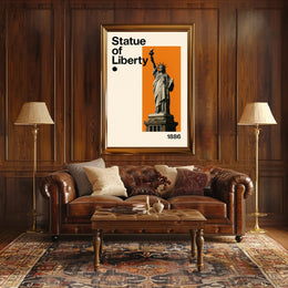 Statue of Liberty Modern Art Cultural Poster