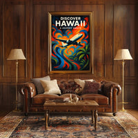 Discover Hawaii - A Journey Awaits Poster PosterGoat