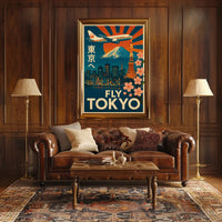 Tokyo Vintage Travel Advertisement Poster