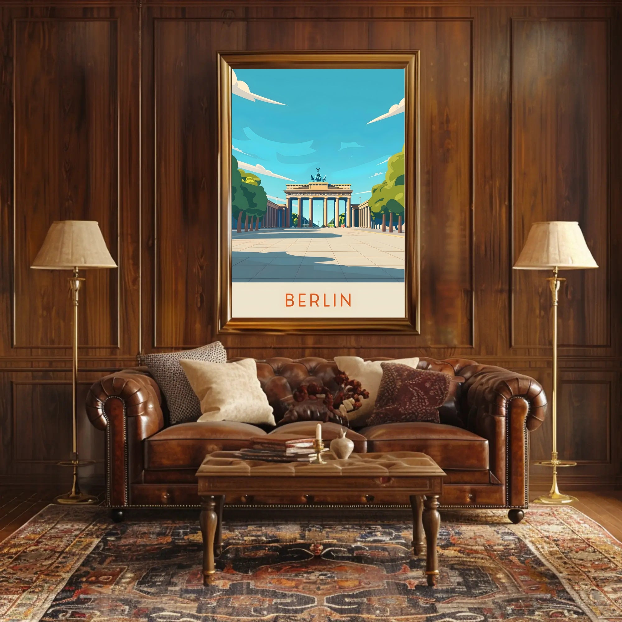 Scenic View of Berlin Poster