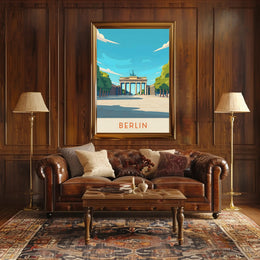 Scenic View of Berlin Poster