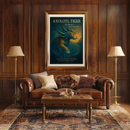 Axolotl Tiger The Myth of Land and Water Poster