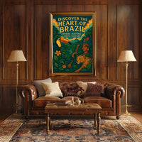 Discover the Heart of Brazil Poster