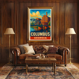 Columbus, Georgia Poster