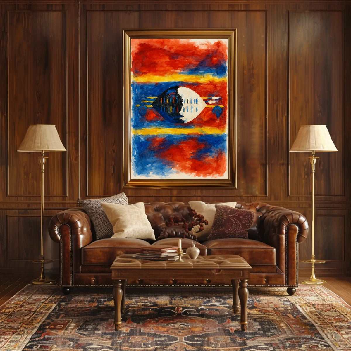 Vibrant Abstract Expression Abstract Poster