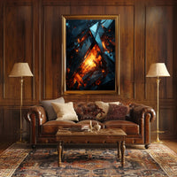 Crystalline Inferno Poster