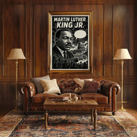 Martin Luther King Jr. Icon Of Civil Poster