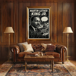 Martin Luther King Jr. Icon Of Civil Poster