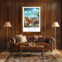 Park Güell Illustration Poster