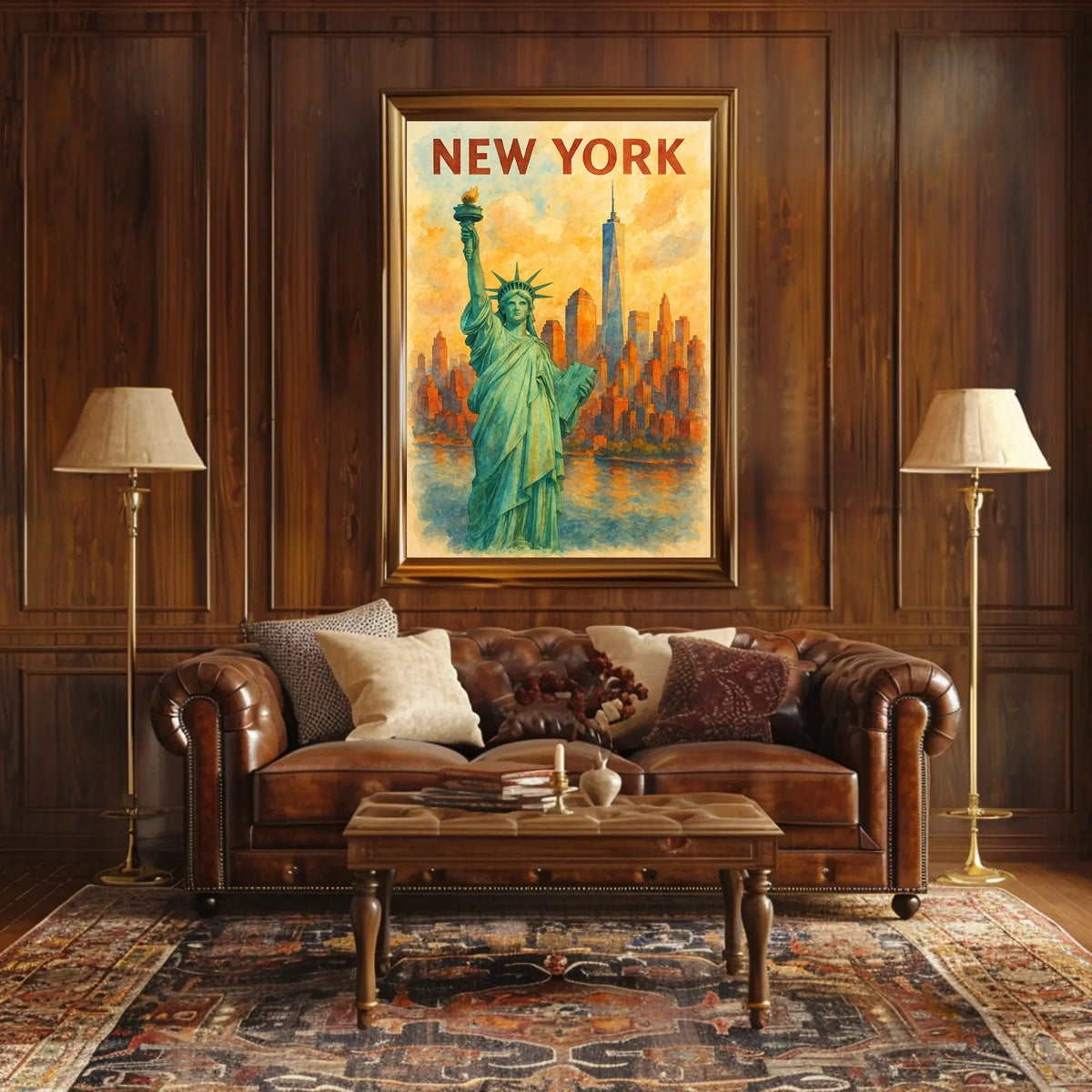 New York Cityscape Poster