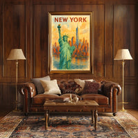 New York Cityscape Poster