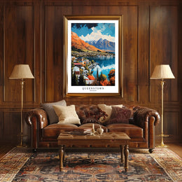 Queenstown New Zealand Poster