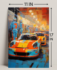 Racing Thrills Poster PosterGoat
