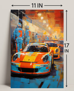 Racing Thrills Poster PosterGoat