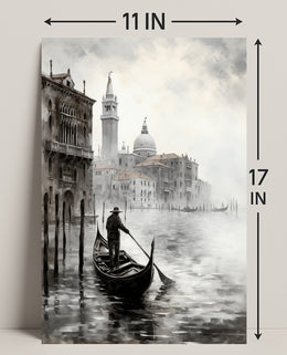 Venetian Gondola Journey Poster