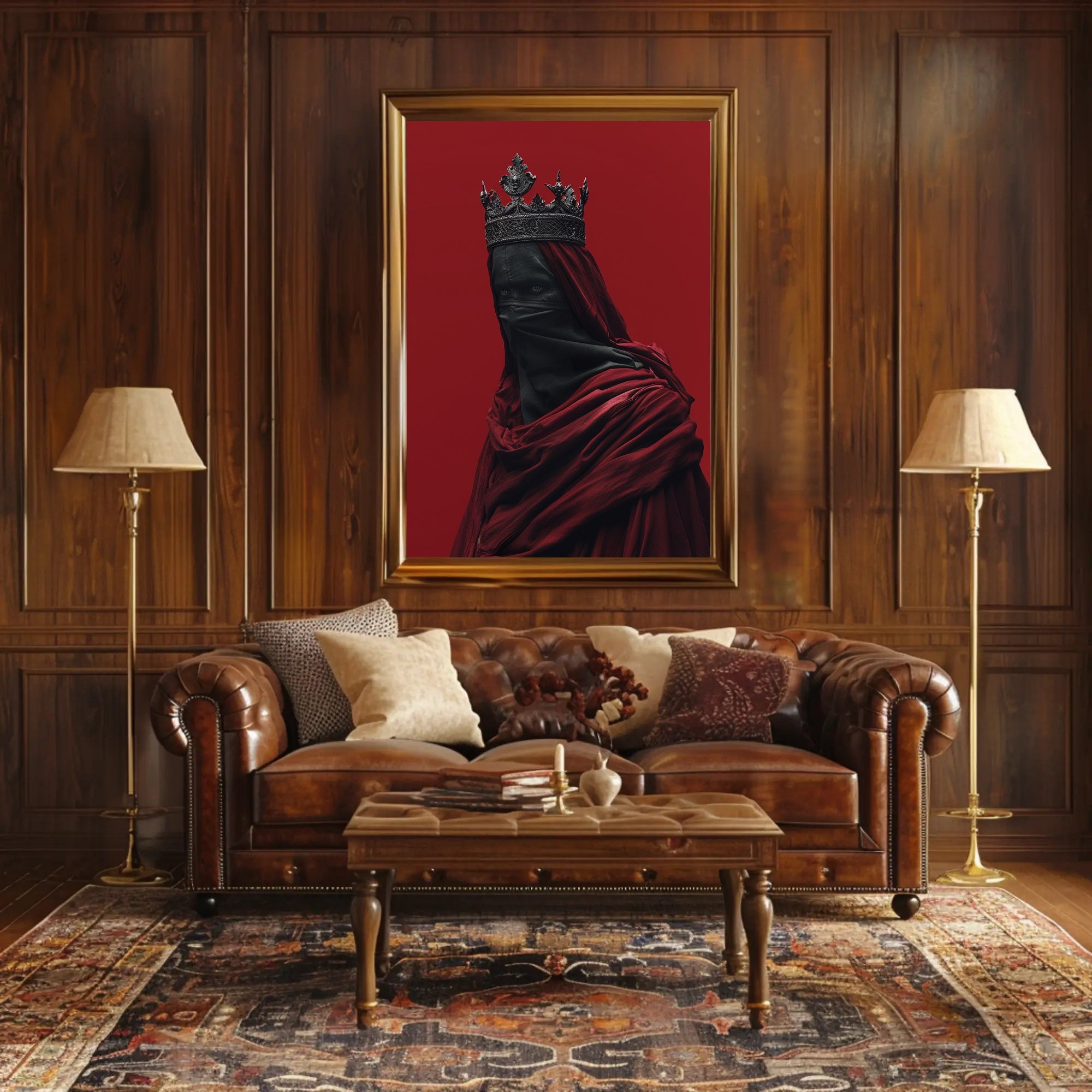 The Enigmatic Monarch Art Print Poster for Home Decor PosterGoat