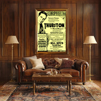 Thurston Magic Show Vintage Theatrical Cultural Poster