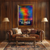 El Paso Texas Scenic Travel Photography Poster