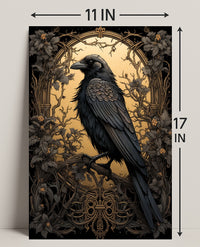 The Majestic Raven Poster