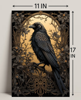 The Majestic Raven Poster