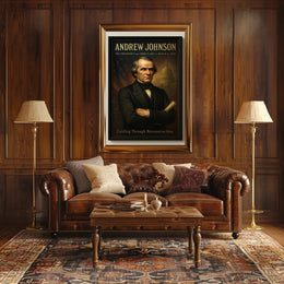 Andrew Johnson Vintage Presidential Historical Poster