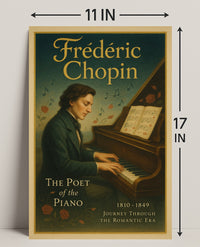 Frédéric Chopin The Poet of the Piano Poster PosterGoat