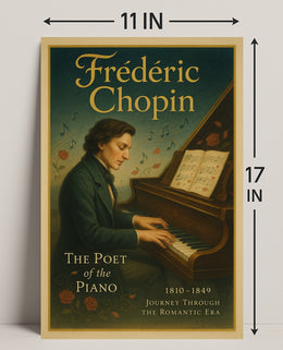 Frédéric Chopin The Poet of the Piano Poster PosterGoat