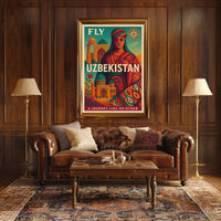 Fly Uzbekistan A Journey Like No Other Poster