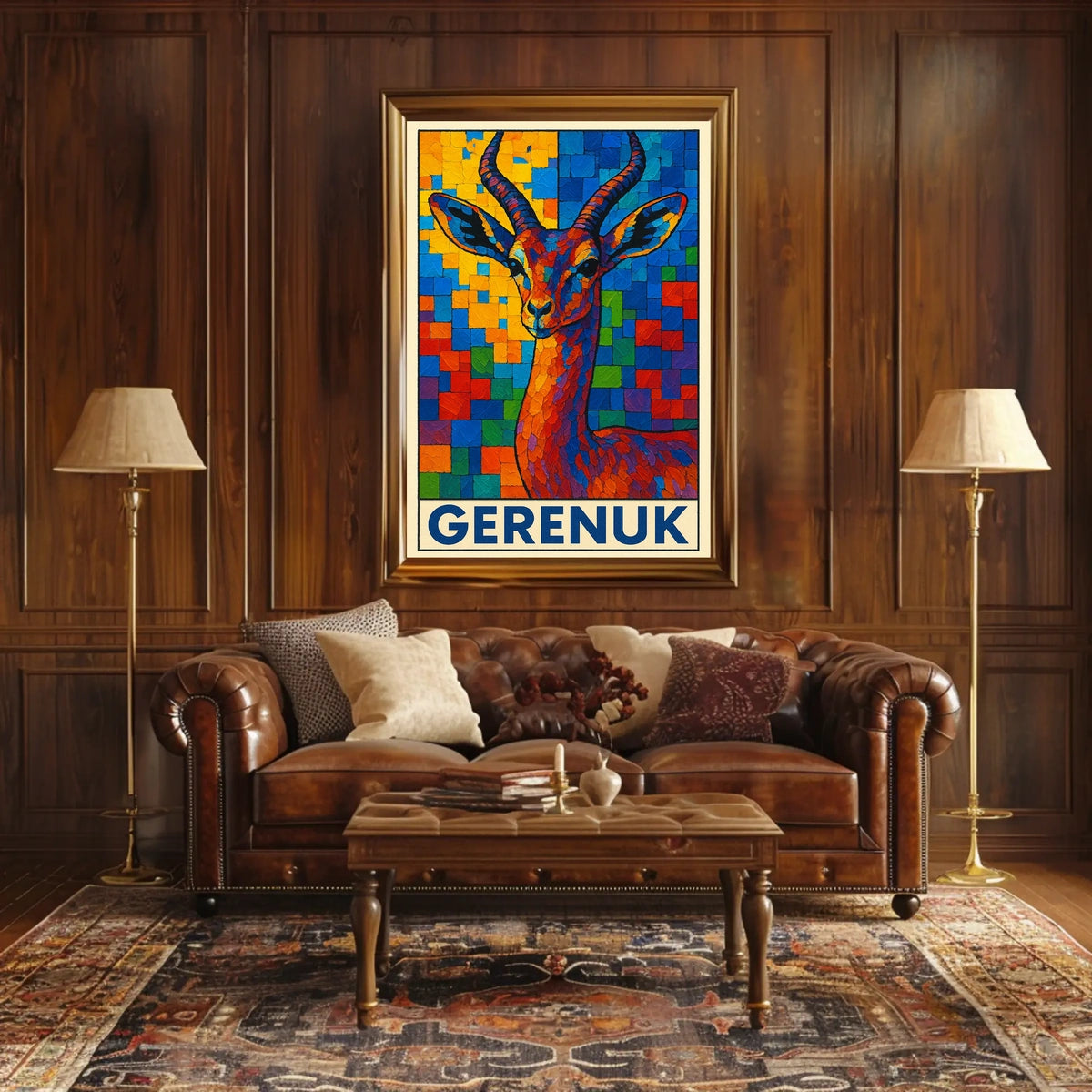 Gerenuk Art Poster