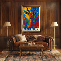Gerenuk Art Poster