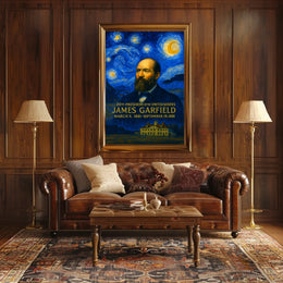 James A. Garfield 20th President of the United States Presidential Masterpiece Series Poster