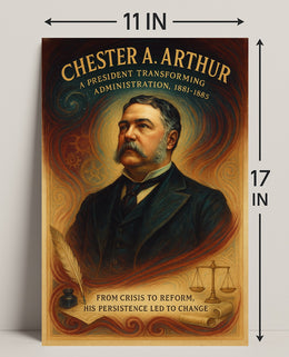 Chester A. Arthur A President Transforming Administration Poster PosterGoat