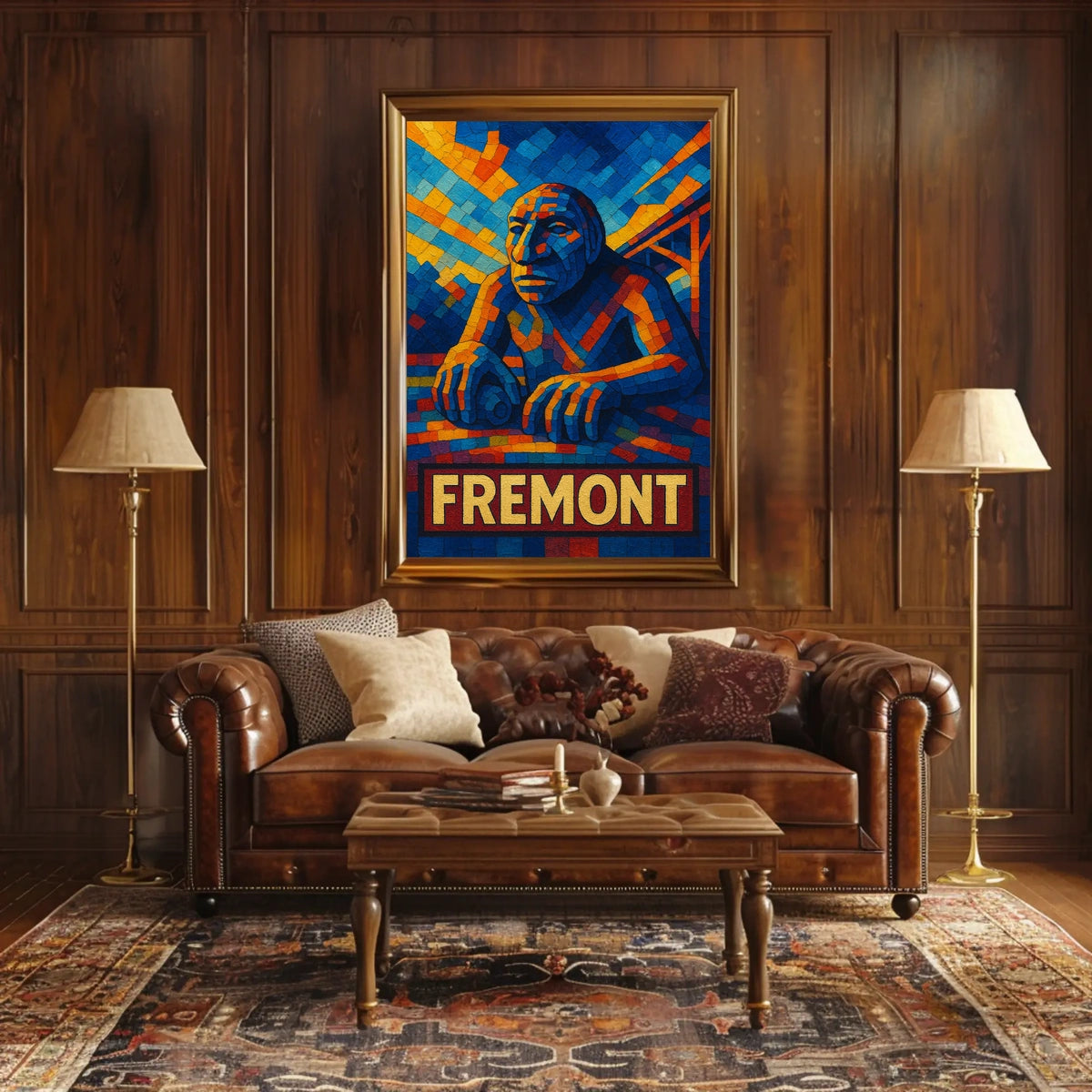 Fremont Mosaic Art Poster