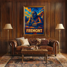 Fremont Mosaic Art Poster