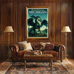 Mystical Michigan Poster PosterGoat